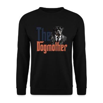 Rottweiler Chien Maman Chienne Chiens Maman Rottie - Sweat-shirt Unisexe - noir - Devant - Alina (178cm) & Michal (187cm)