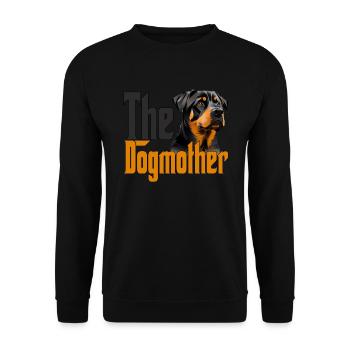 Rottweiler Chien Maman Chienne Chiens Maman Rottie - Sweat-shirt Unisexe - noir - Devant - Alina (178cm) & Michal (187cm)