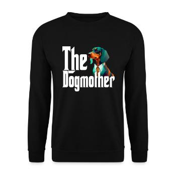 Teckel Chien Maman Chienne Chiens Maman Rottie - Sweat-shirt Unisexe - noir - Devant - Alina (178cm) & Michal (187cm)