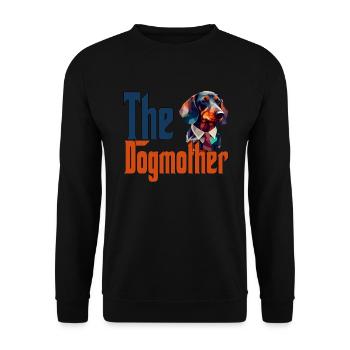 Teckel Chien Maman Chienne Chiens Maman Rottie - Sweat-shirt Unisexe - noir - Devant - Alina (178cm) & Michal (187cm)