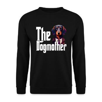 Teckel Chien Maman Chienne Chiens Maman Rottie - Sweat-shirt Unisexe - noir - Devant - Alina (178cm) & Michal (187cm)