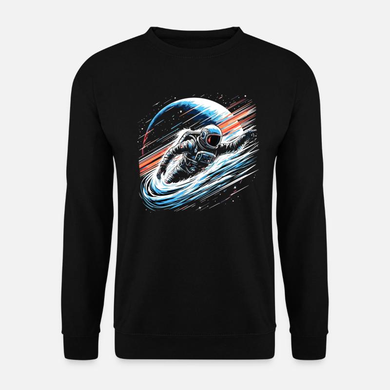Astronaut Planet Space - Unisex Sweatshirt - black