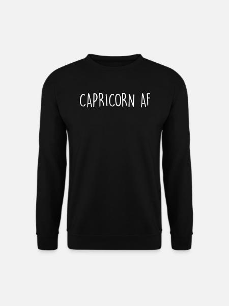 Capricorn Af - Unisex Sweatshirt - black