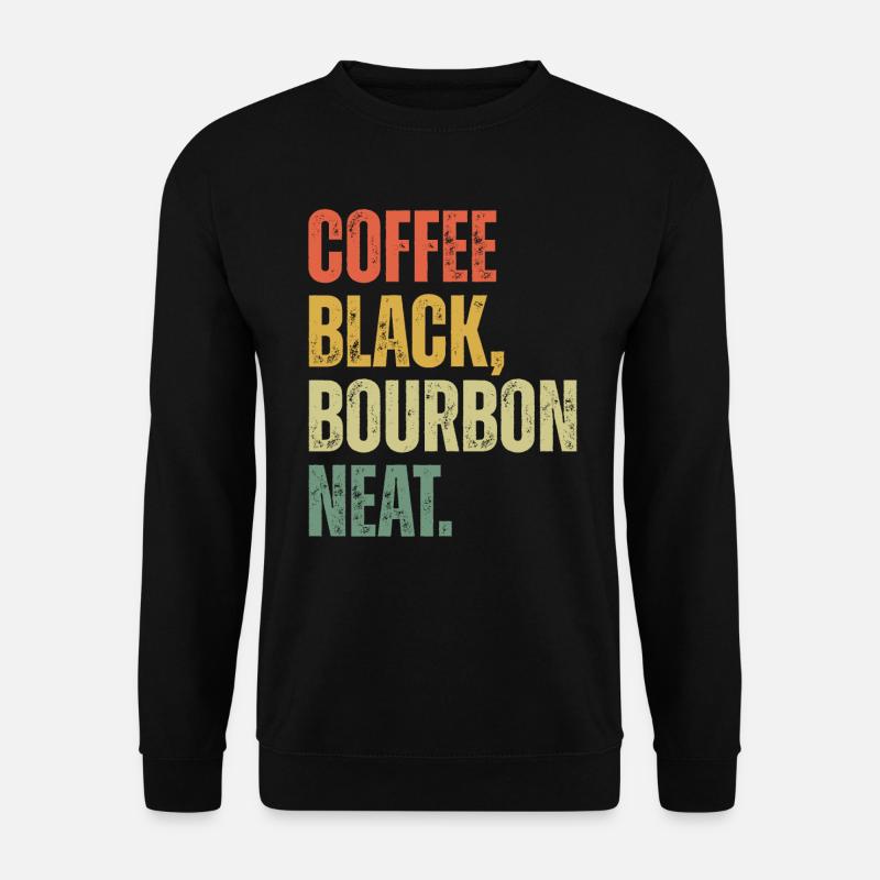 Café Bourbon Noir Pur - Sweat-shirt Unisexe - noir