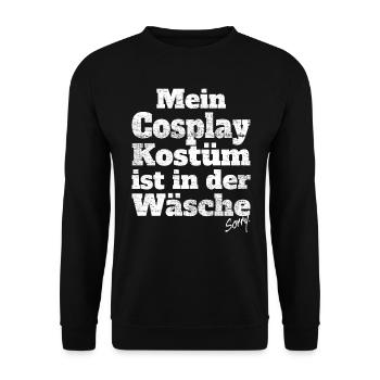 Cosplay Costume In Lingerie Anime Manga Cosplayer - Unisex Sweatshirt - black - Front - Alina (178cm) & Michal (187cm)