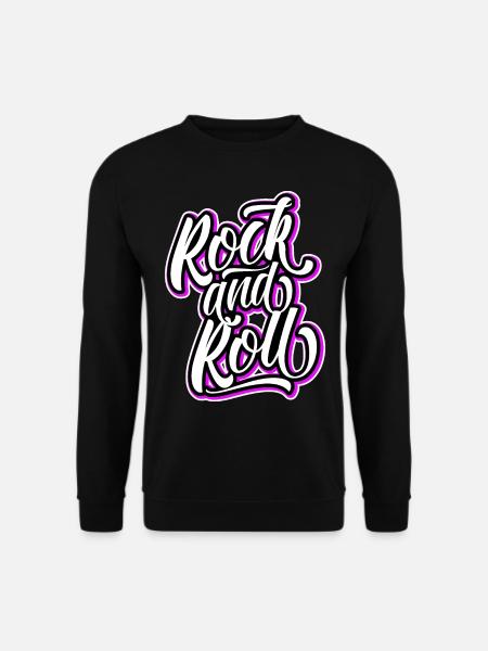 Rock n Roll - Sweat-shirt Unisexe - noir