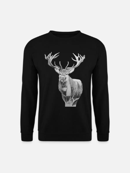 Chevreuils - Sweat-shirt Unisexe - noir
