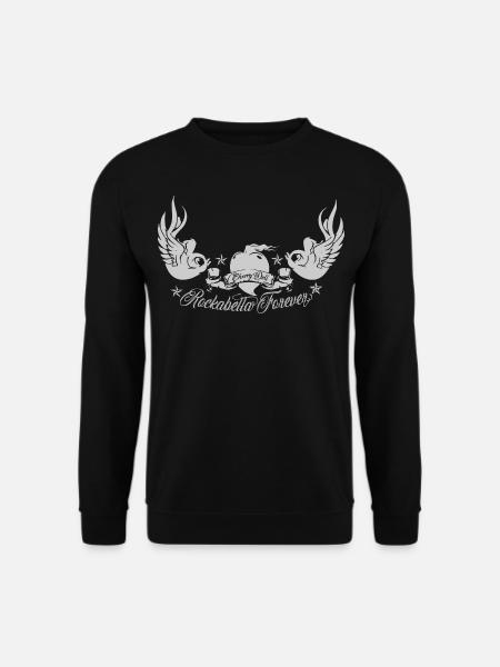 Rockabilly - Rockabella Forever - Cherry Doll - Unisex Sweatshirt - black