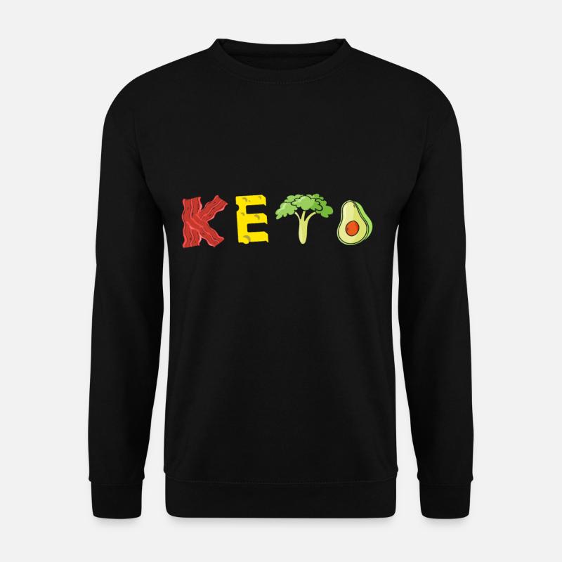 Keto Tshirt - Unisex Pullover - Schwarz