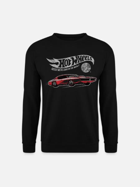 Hot Wheels Fastest Metal Cars In The World - Unisex Pullover - Schwarz