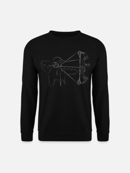 Archer Compound Bow T-Shirt - Unisex Sweatshirt - black