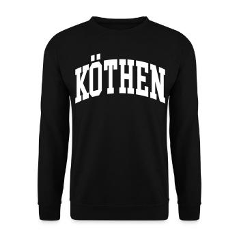 Köthen - Unisex Pullover - Schwarz - Vorne - Alina (178cm) & Michal (187cm)