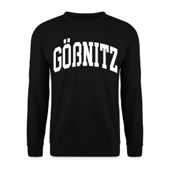 Gößnitz - Unisex Sweatshirt - black - Front - Alina (178cm) & Michal (187cm)