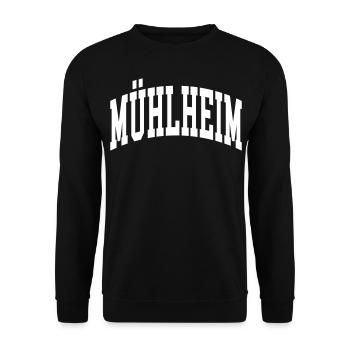 Mühlheim - Unisex Sweatshirt - black - Front - Alina (178cm) & Michal (187cm)