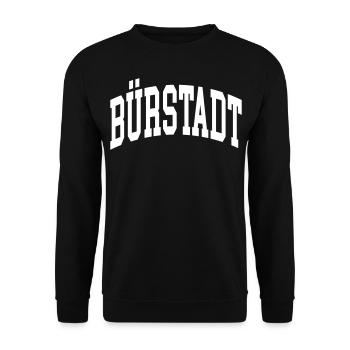 Bürstadt - Unisex Pullover - Schwarz - Vorne - Alina (178cm) & Michal (187cm)