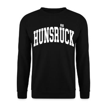 Hunsrück - Unisex Sweatshirt - black - Front - Alina (178cm) & Michal (187cm)