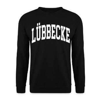 Lübbecke - Sweat-shirt Unisexe - noir - Devant - Alina (178cm) & Michal (187cm)