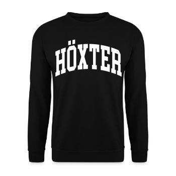 Höxter - Sweat-shirt Unisexe - noir - Devant - Alina (178cm) & Michal (187cm)
