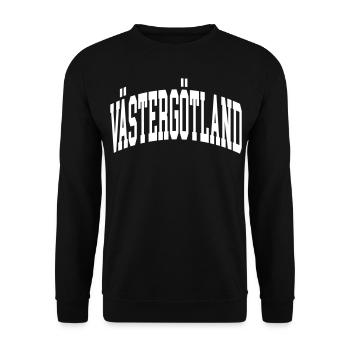 Västergötland - Unisex Sweatshirt - black - Front - Alina (178cm) & Michal (187cm)