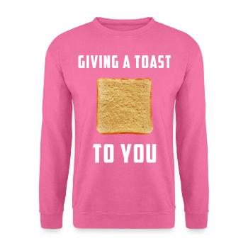 Giving a toast to you - Unisex Sweatshirt - pink - Front