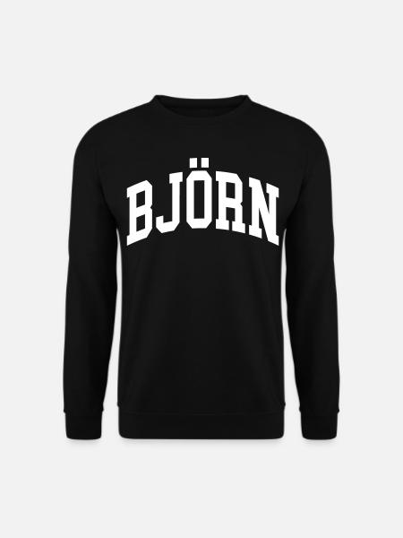 Björn - Unisex Sweatshirt - black