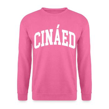 Cináed - Sweat-shirt Unisexe - rose - Devant