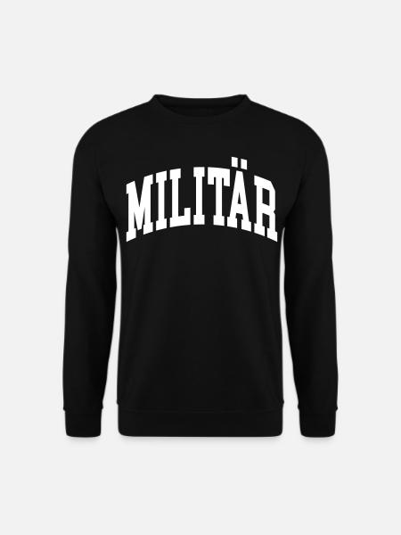 Militär - Unisex Pullover - Schwarz