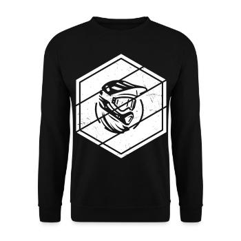 Vététistes Cyclisme Cyclisme Cyclisme - Sweat-shirt Unisexe - noir - Devant - Alina (178cm) & Michal (187cm)