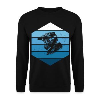 Vélo de montagne Cyclisme Cycliste femme - Sweat-shirt Unisexe - noir - Devant - Alina (178cm) & Michal (187cm)