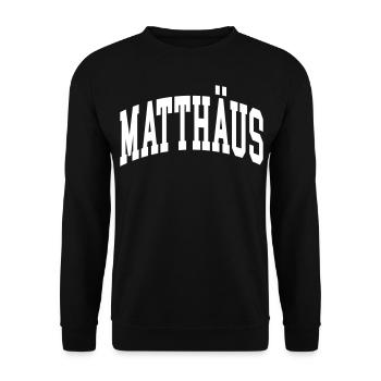 Matthew - Sweat-shirt Unisexe - noir - Devant - Alina (178cm) & Michal (187cm)