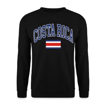Costa Rica - Unisex Pullover - Schwarz - Vorne - Alina (178cm) & Michal (187cm)