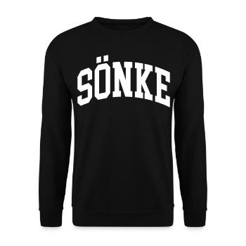 Sönke - Sweat-shirt Unisexe - noir - Devant - Alina (178cm) & Michal (187cm)