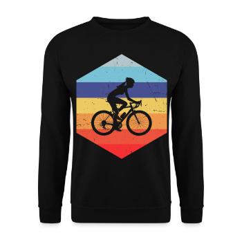 VTT Vélo Cyclisme Cyclisme - Sweat-shirt Unisexe - noir - Devant - Alina (178cm) & Michal (187cm)