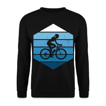 VTT VTT Cyclisme Cyclisme - Sweat-shirt Unisexe - noir - Devant - Alina (178cm) & Michal (187cm)