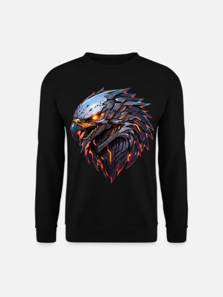 Adler, Adlerkopf - Unisex Pullover - Schwarz