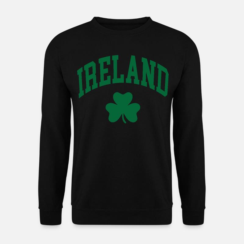 Ireland Shamrock - Unisex Pullover - Schwarz