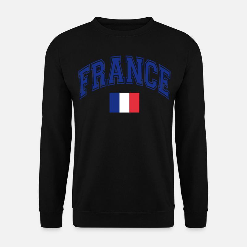 Frankreich Flagge - Unisex Pullover - Schwarz