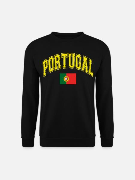 Portugal Flag - Unisex Sweatshirt - black