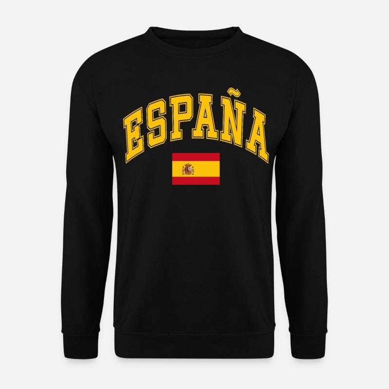 Spanien Flagge - Unisex Pullover - Schwarz