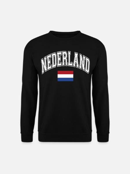 Netherlands Flag - Unisex Sweatshirt - black