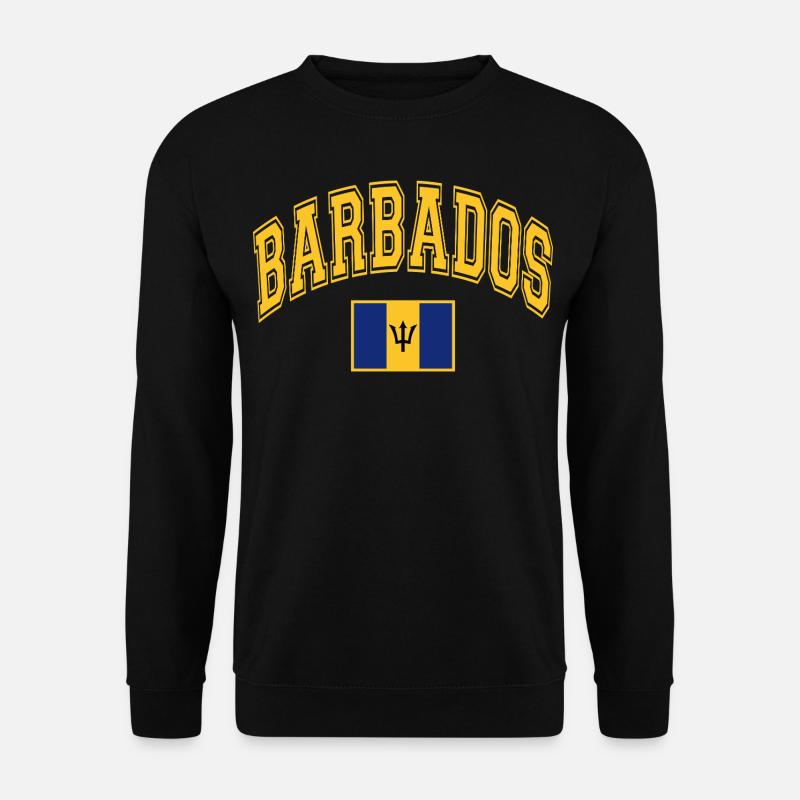 Barbados Flagge - Unisex Pullover - Schwarz
