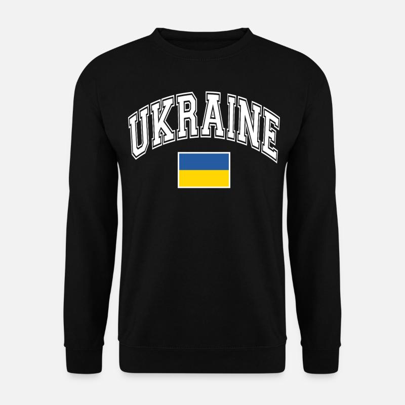 Ukraine Flag - Unisex Sweatshirt - black