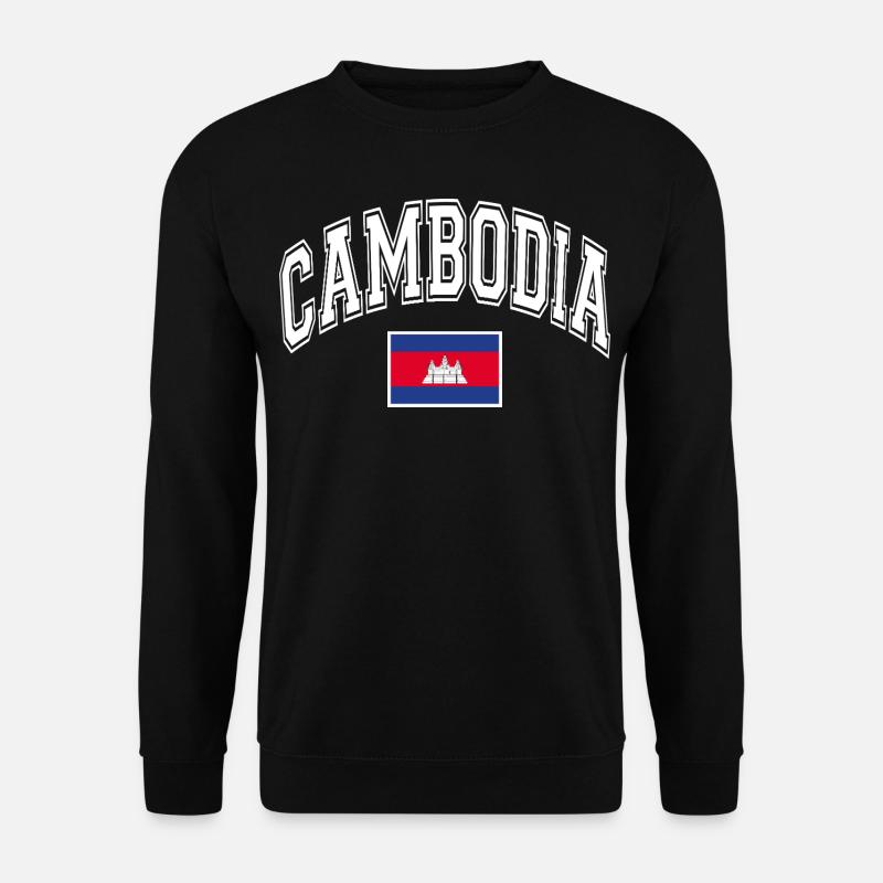 Cambodia Flag - Unisex Sweatshirt - black