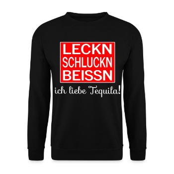 Tequila - Unisex Pullover - Schwarz - Vorne - Alina (178cm) & Michal (187cm)