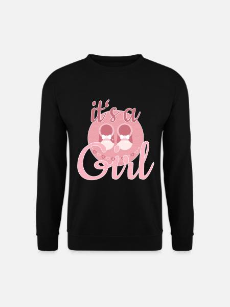 Cadeau Bébé Fille - Sweat-shirt Unisexe - noir