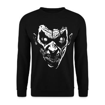 Vampire - Sweat-shirt Unisexe - noir - Devant - Alina (178cm) & Michal (187cm)