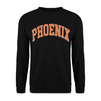 Phoenix - Unisex Pullover - Schwarz - Vorne - Alina (178cm) & Michal (187cm)