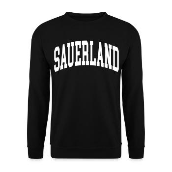 Sauerland - Unisex Sweatshirt - black - Front - Alina (178cm) & Michal (187cm)
