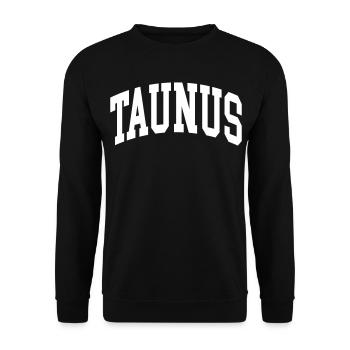 Taunus - Sweat-shirt Unisexe - noir - Devant - Alina (178cm) & Michal (187cm)