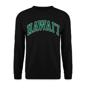 Hawaii - Unisex Pullover - Schwarz - Vorne - Alina (178cm) & Michal (187cm)